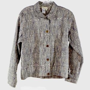 Coldwater Creek Boxy Jacket M